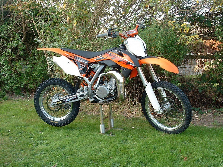 ktm 85 small wheel to big wheel