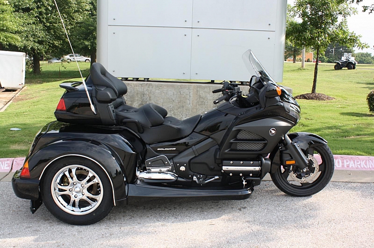 2014 Black Honda Goldwing Gl18hpme Roadsmith Trike Premium Audio Comfort 1746