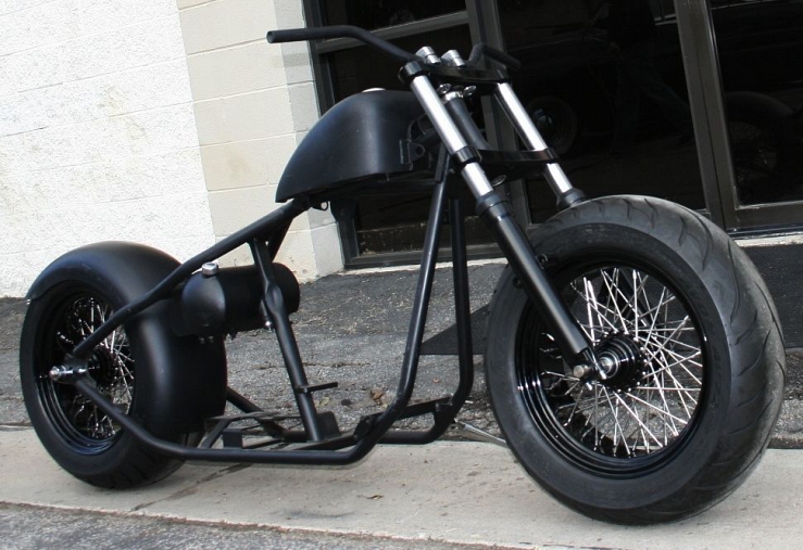 MMW SUPER FATSO ROLLING CHASSIS , EXILE STYLE FAT 200 FRONT ,240 REAR TIRE