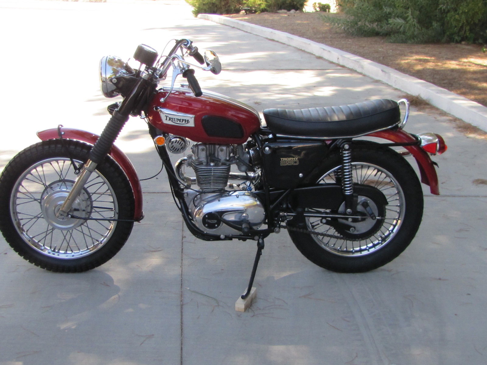 1970 Triumph Trophy 250 Motorcycle