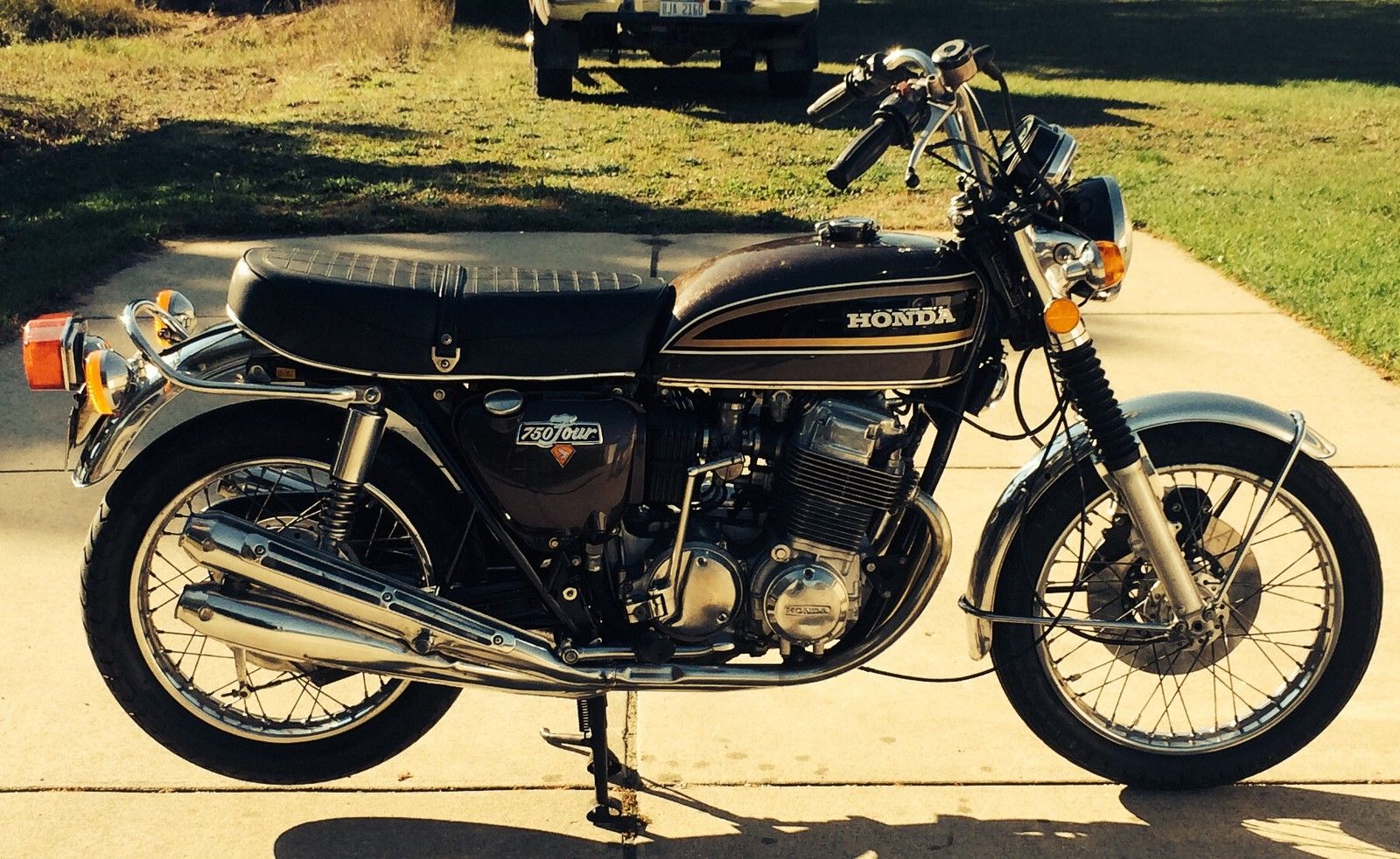 1974 Honda Cb 750 Motorcycle Brown