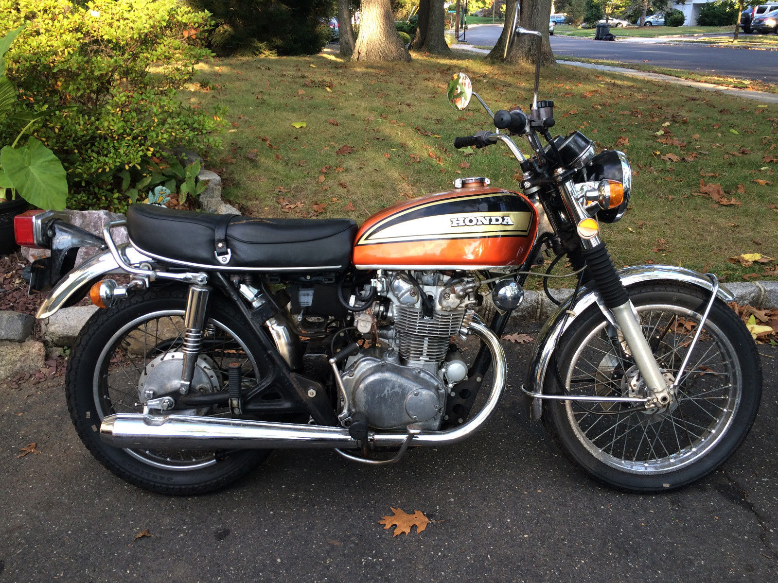 1974 Honda Cb450 Orange K7 Motorcycle Nj