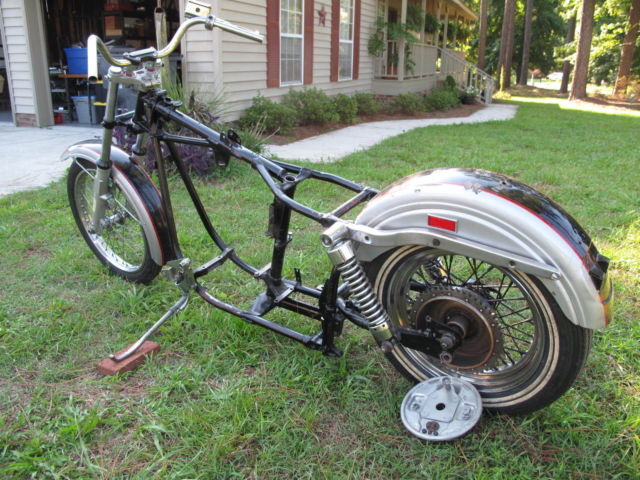 1977 Harley Davidson FX Shovelhead Rolling Chassis 66-70 Round