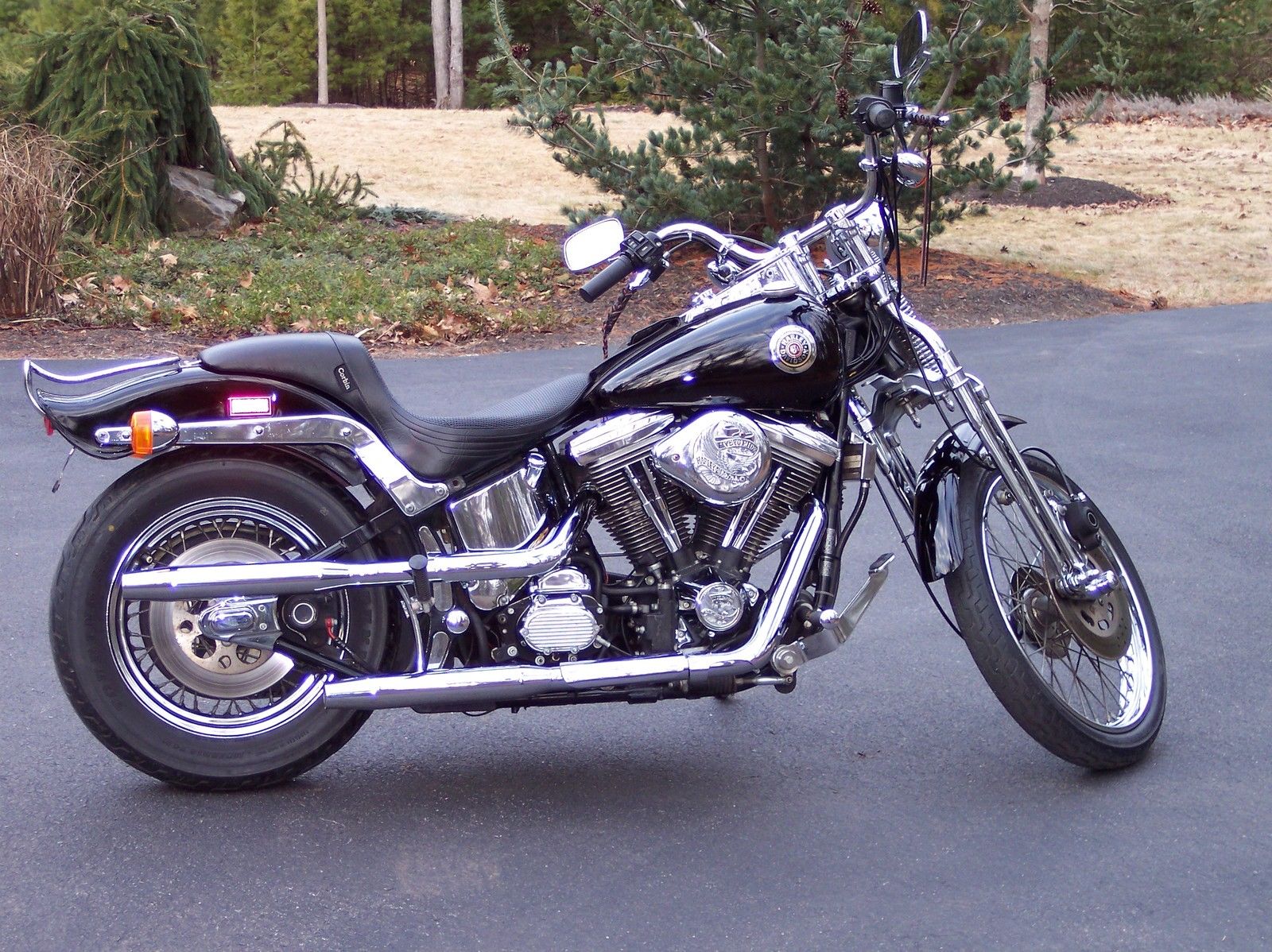 Harley Davidson Softail черный