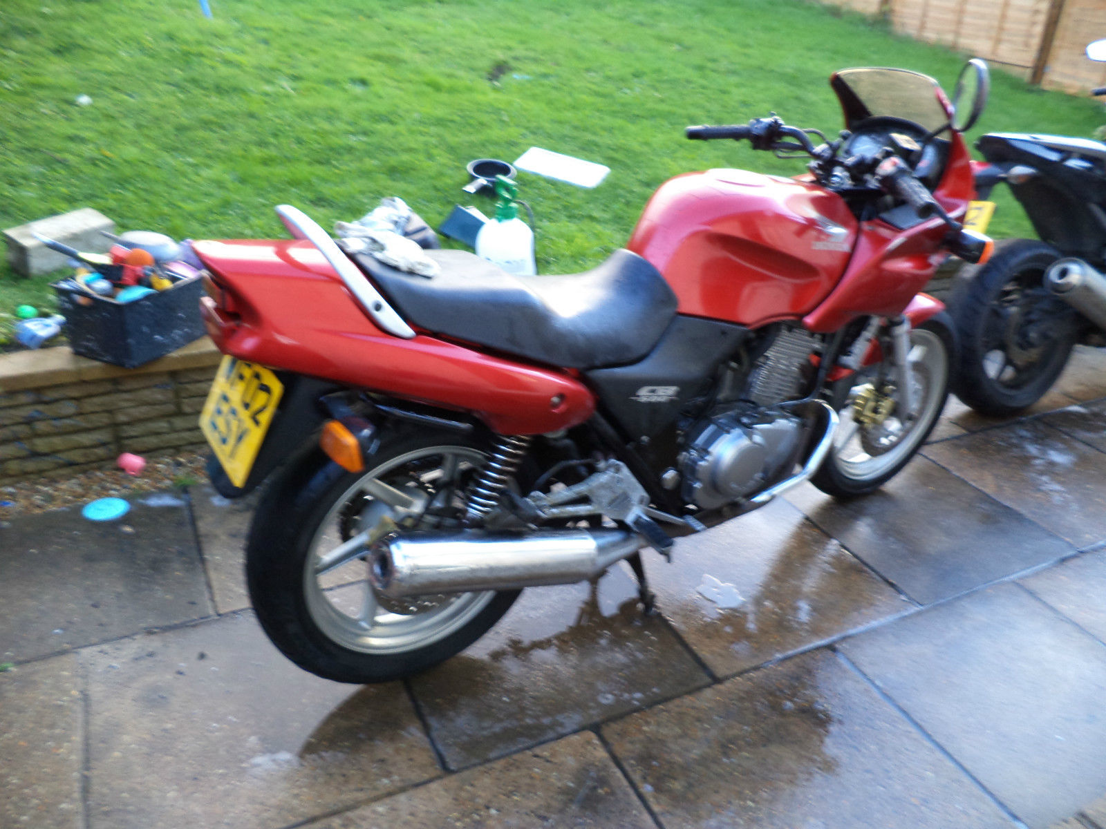 2002 Honda Cb500s 2 Red