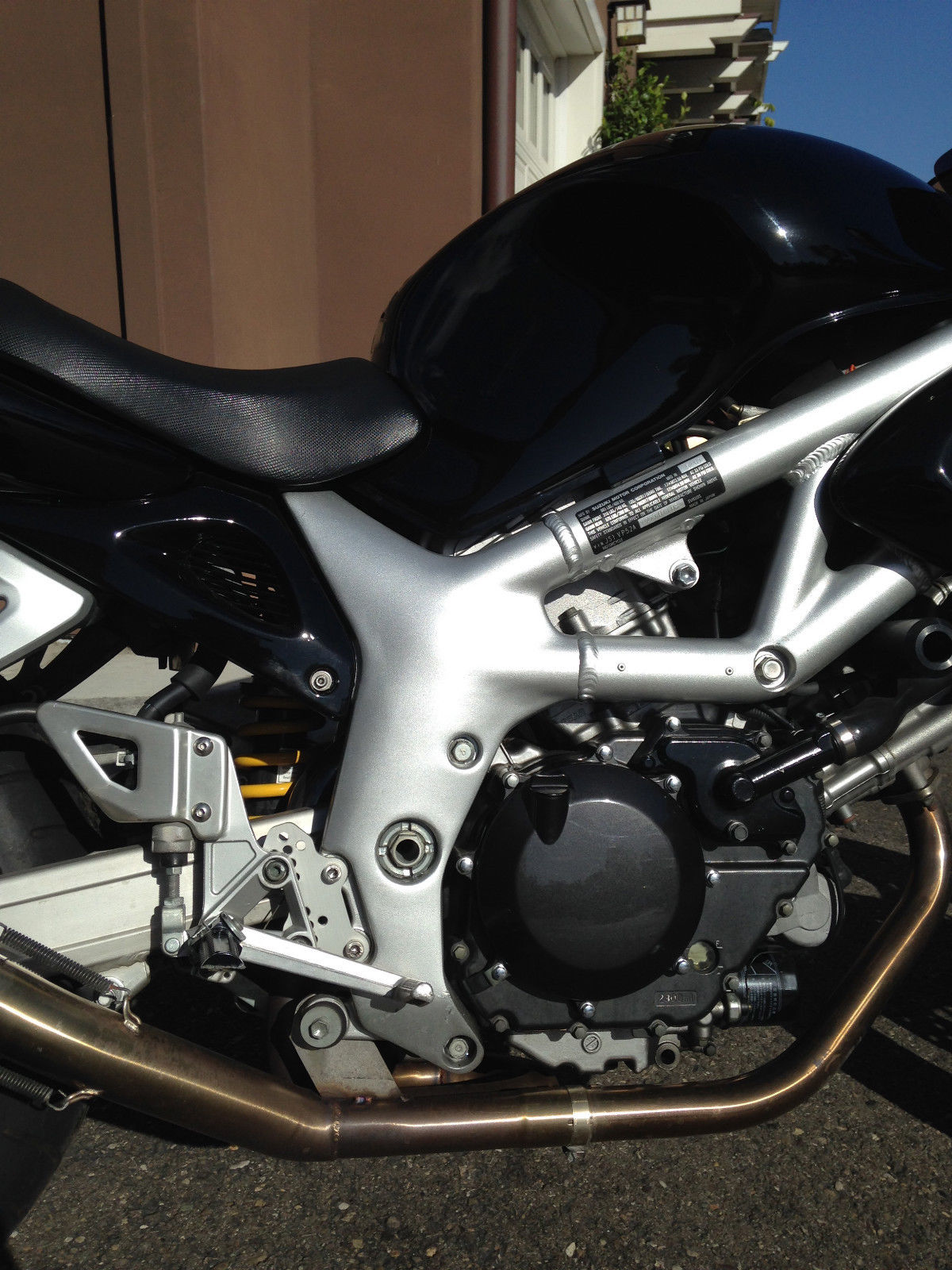 Suzuki Sv Black Low Mileage Custom Aluminum Frame