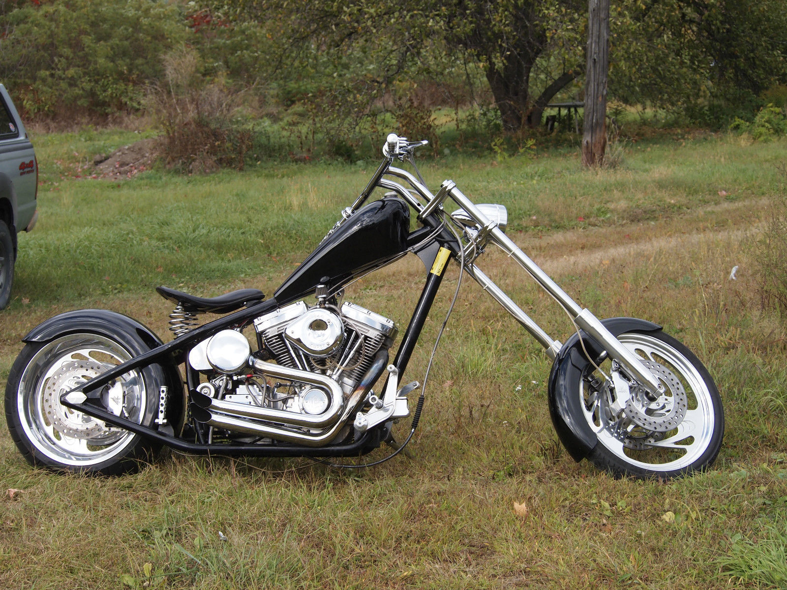 motor harley chopper