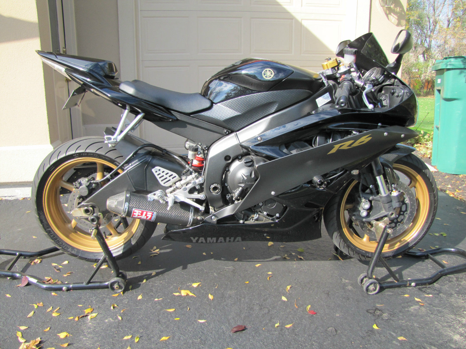 Yamaha r6 2007 Black