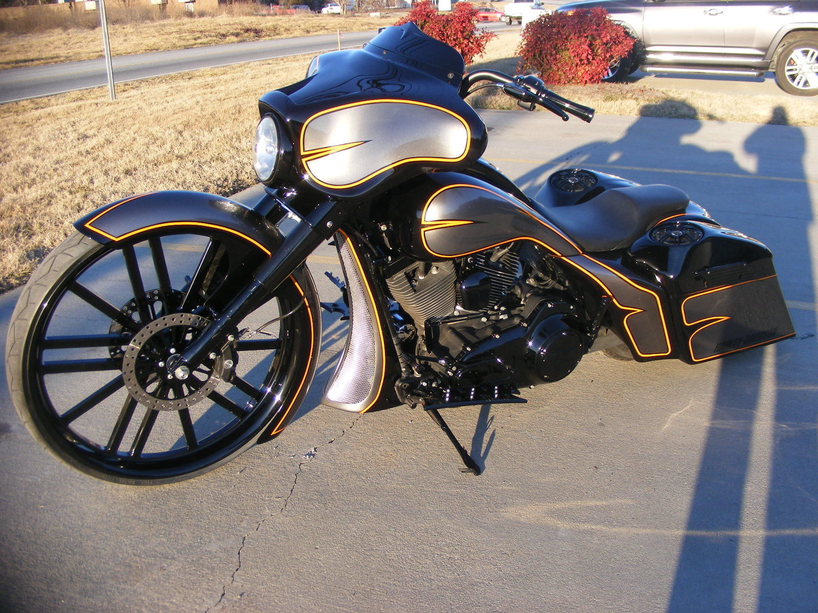 2008 Custom Harley Davidson 30 Big Wheel Bagger Street Glide Ultra