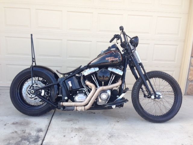 harley cross bones bobber