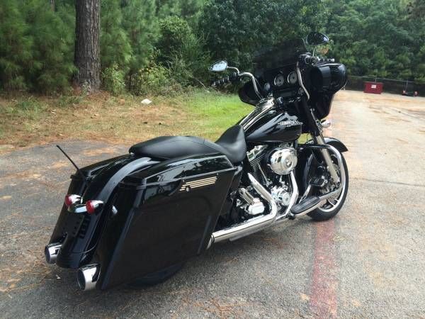 harley davidson street glide stretched bags