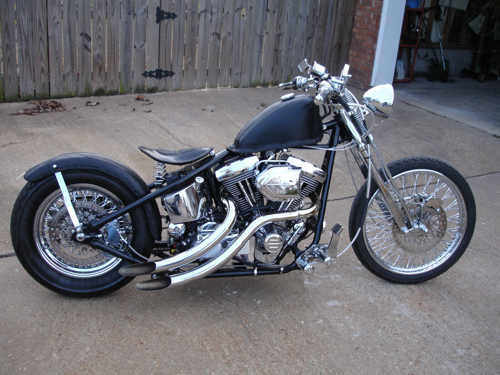 2012 Custom Built Harley Davidson Fatboy Stingray Bobber Hardtail