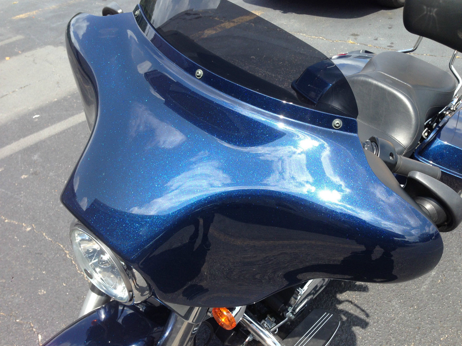 harley davidson big blue pearl paint