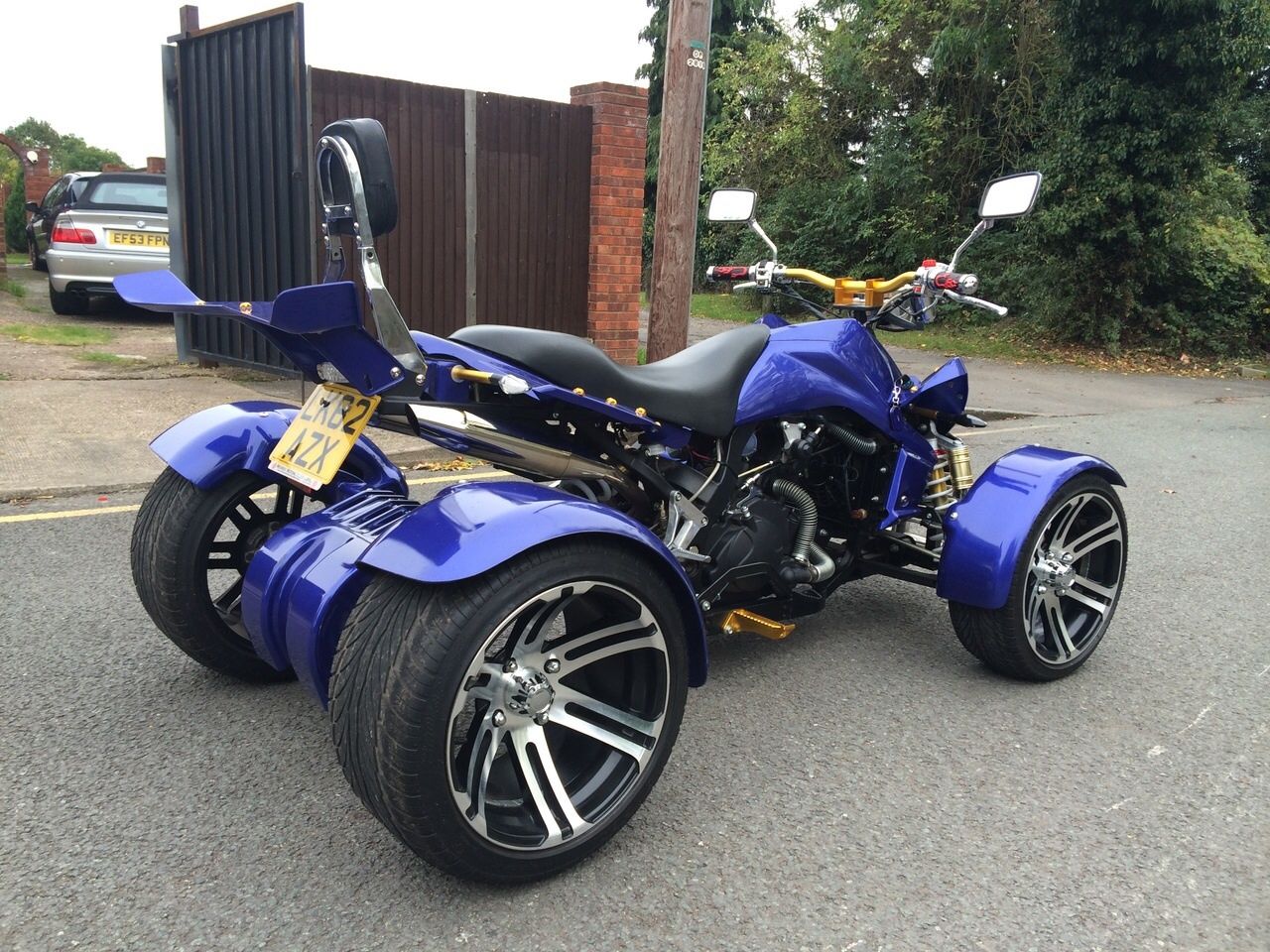 2012 Spy Racing 350cc F1 Road Legal Quad Blue