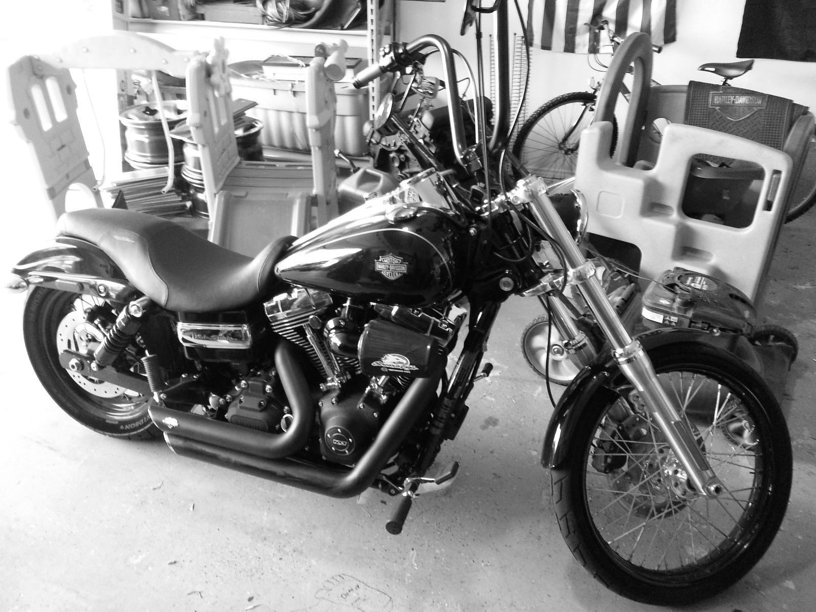 2013 harley davidson wide glide with extras