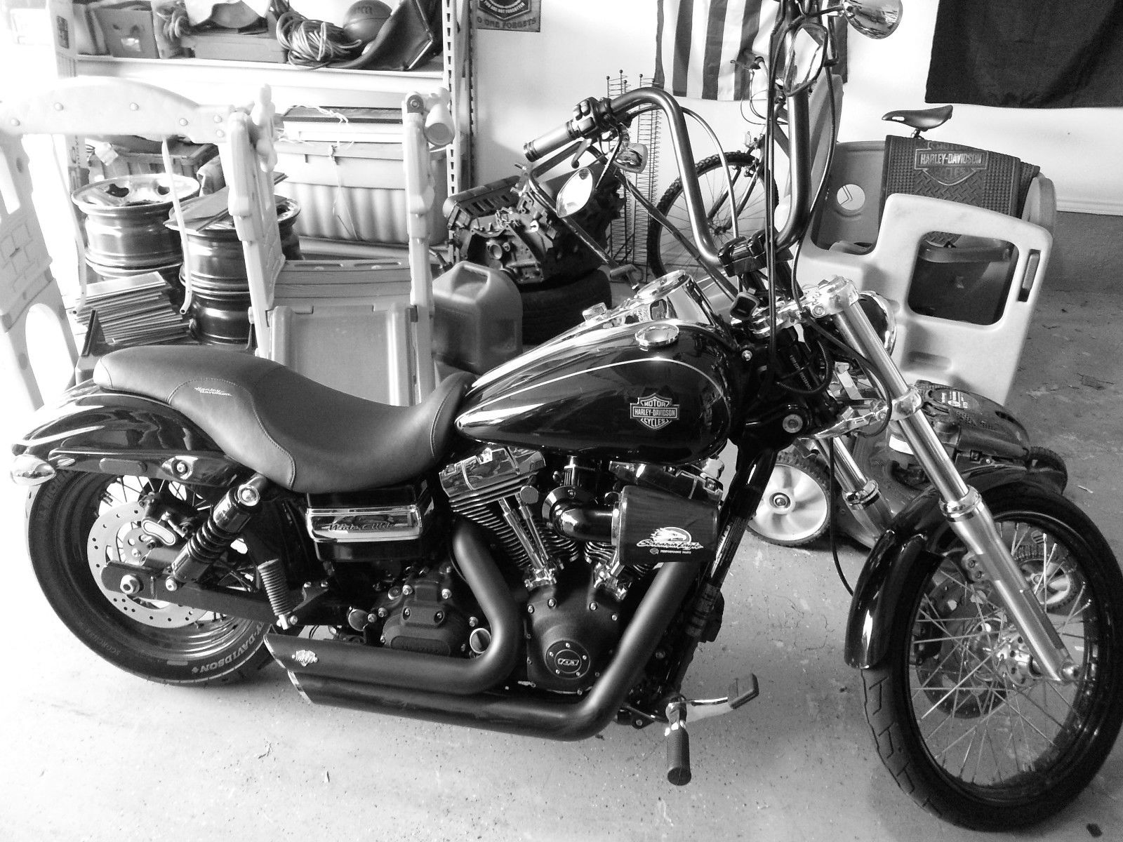 2013 harley davidson wide glide with extras