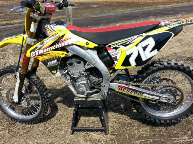 Мотокросс обои Suzuki RMZ 450