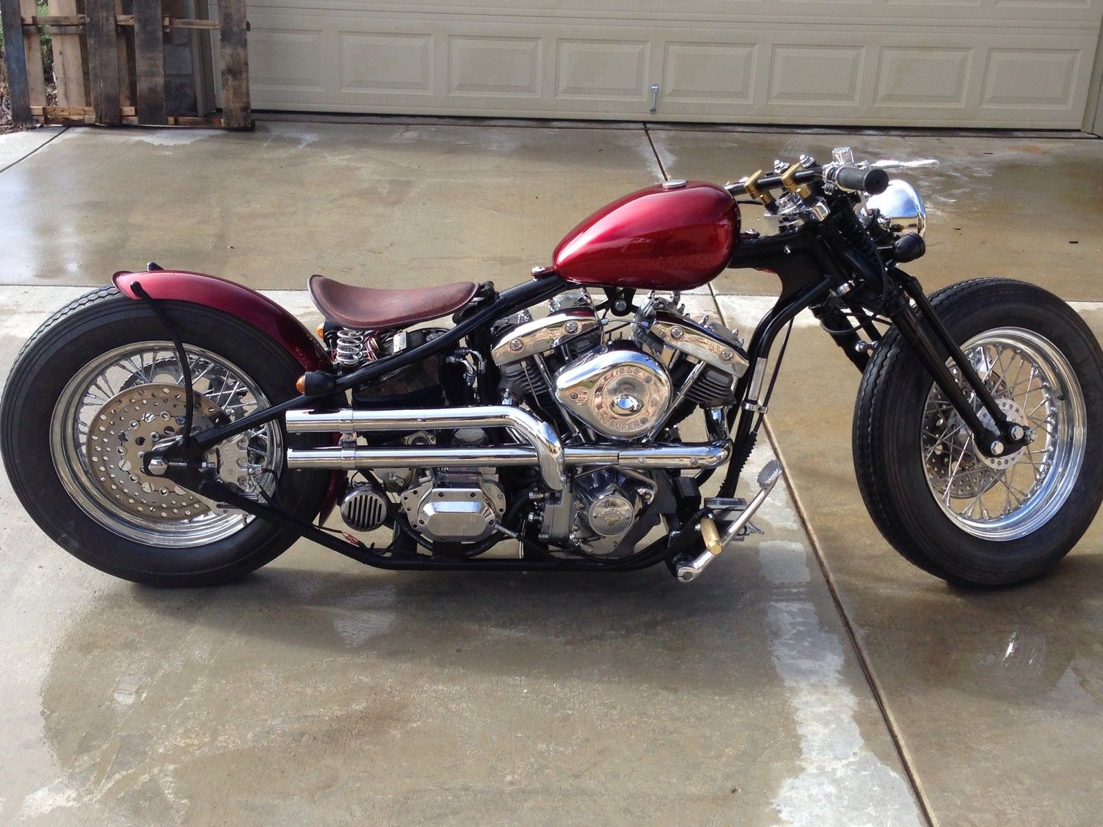 hd bobber motorcycle