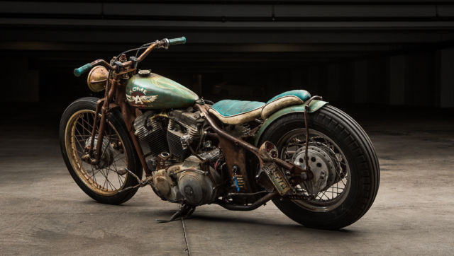 Complete Custom Build 1993 Harley Davidson Sportster Vintage Rat Rod Bike