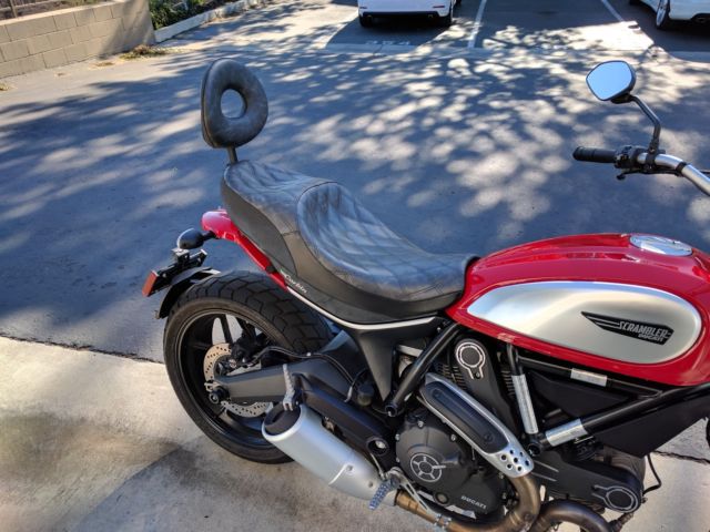 ducati scrambler backrest