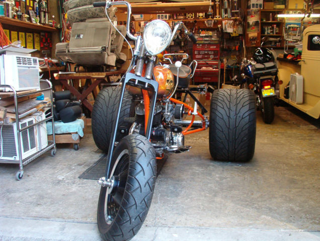 Harley Davidson Trike 45 Servi Car Custom