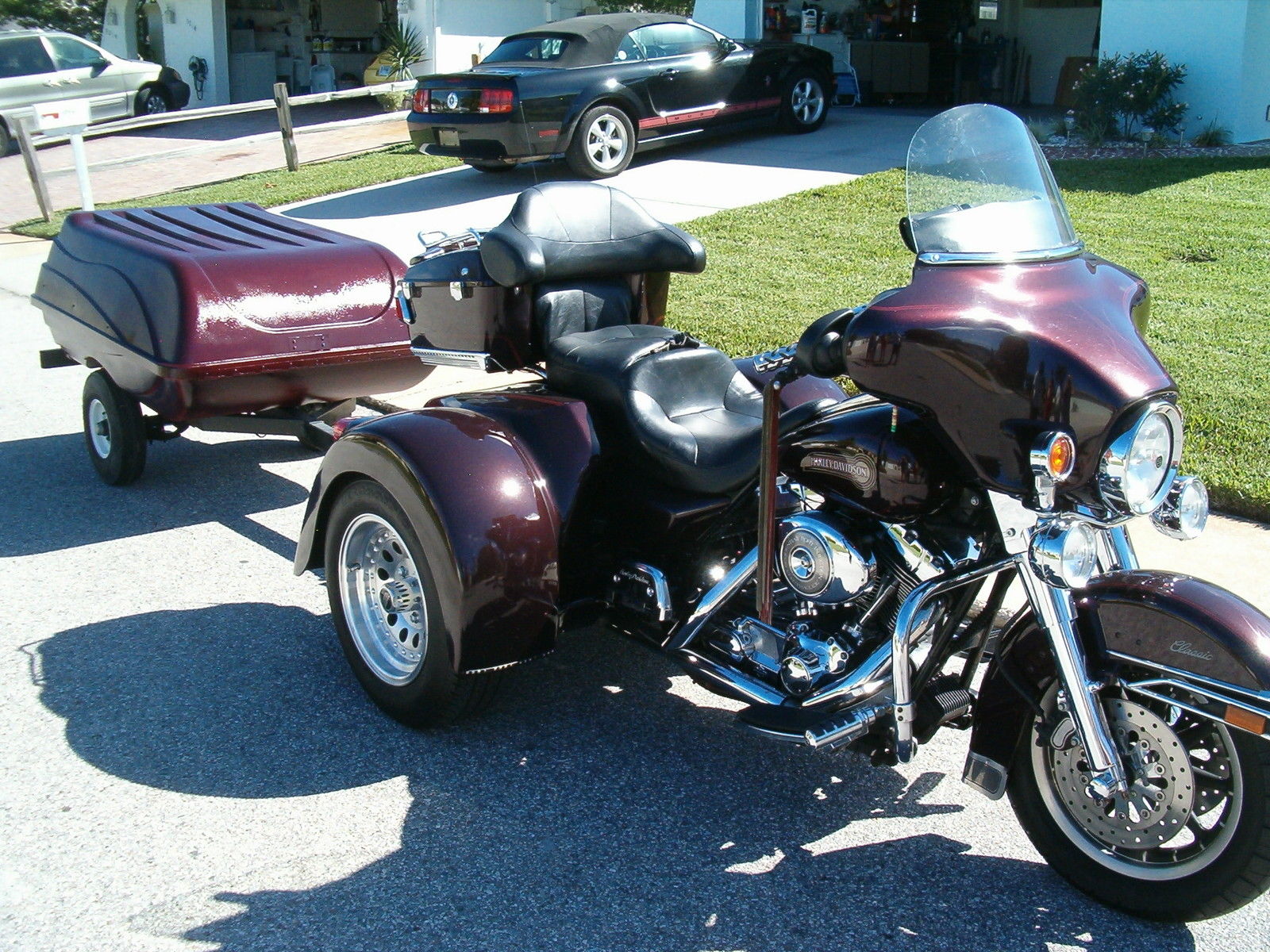 harley trike trailer