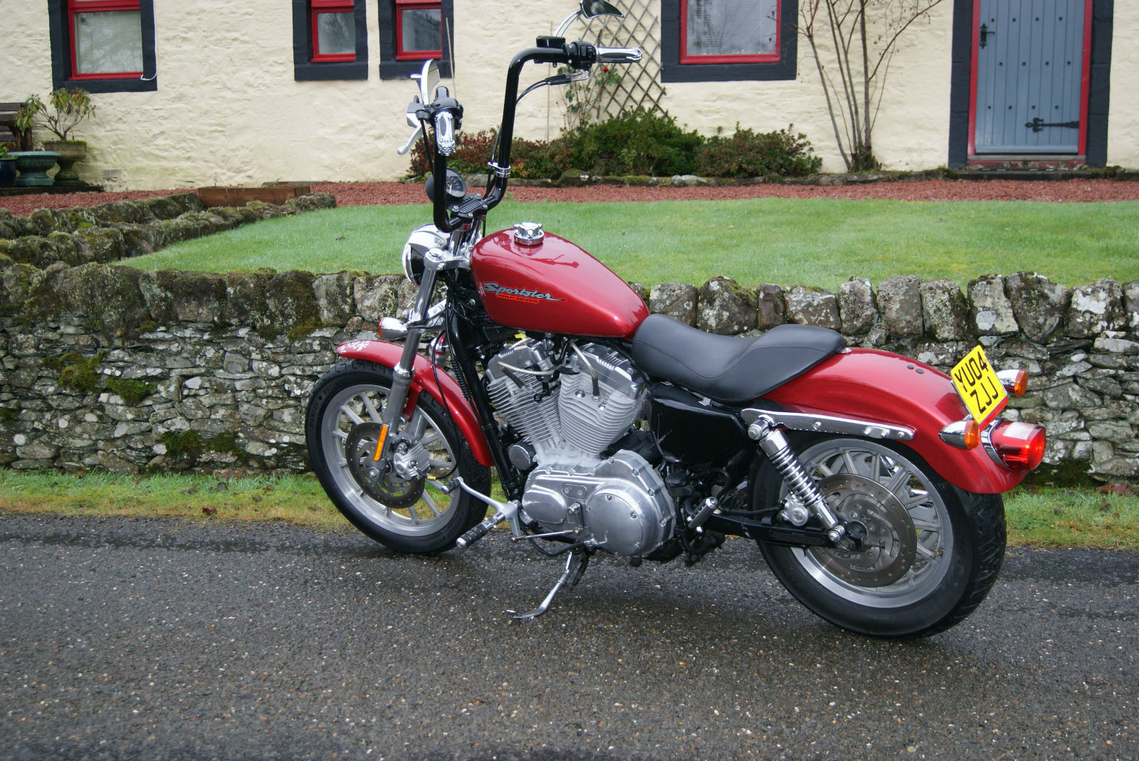 harley 883 mileage