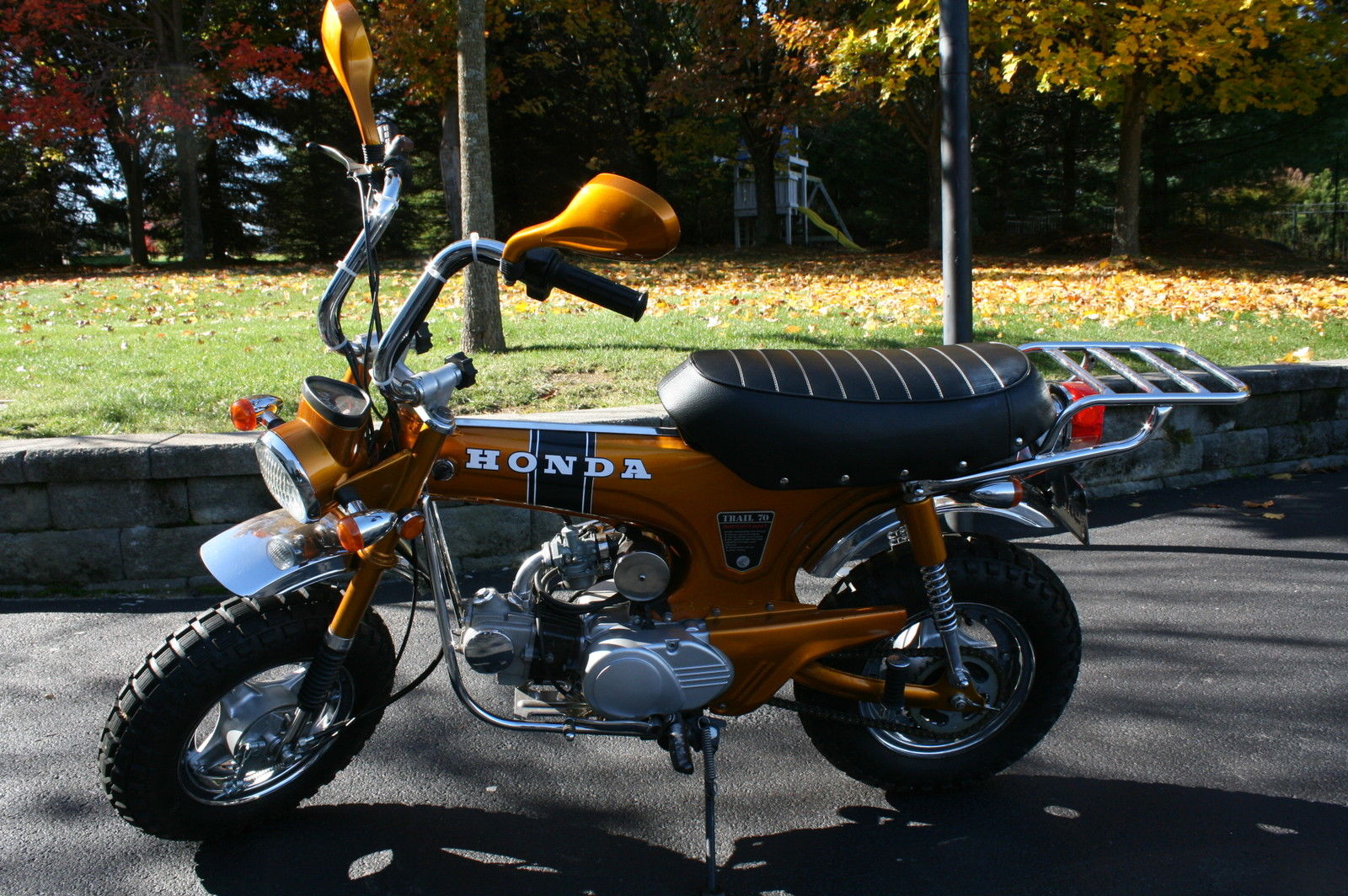 honda ct70 candy gold paint