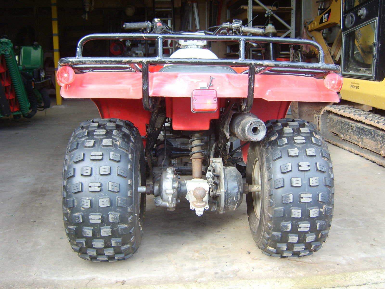 Honda Trx300 2wd 4x2 Big Red Quad