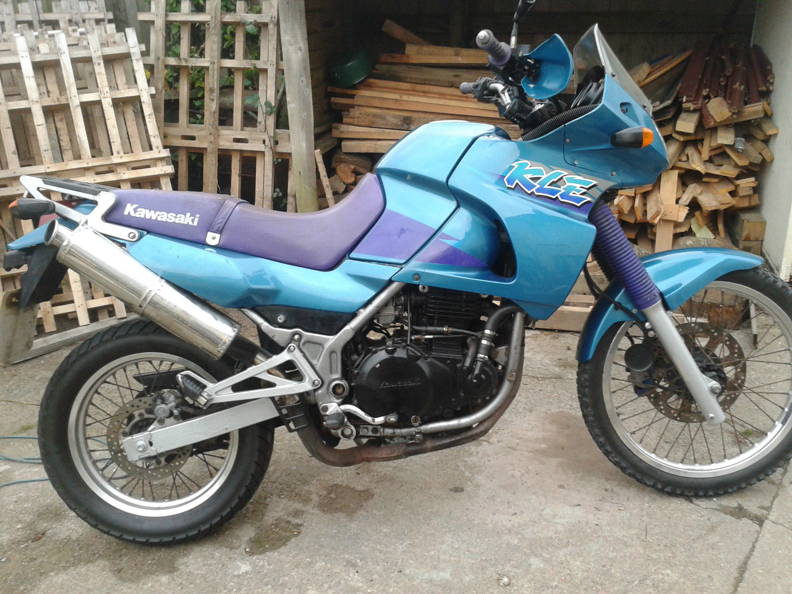 Kawasaki kle 400 эндуро