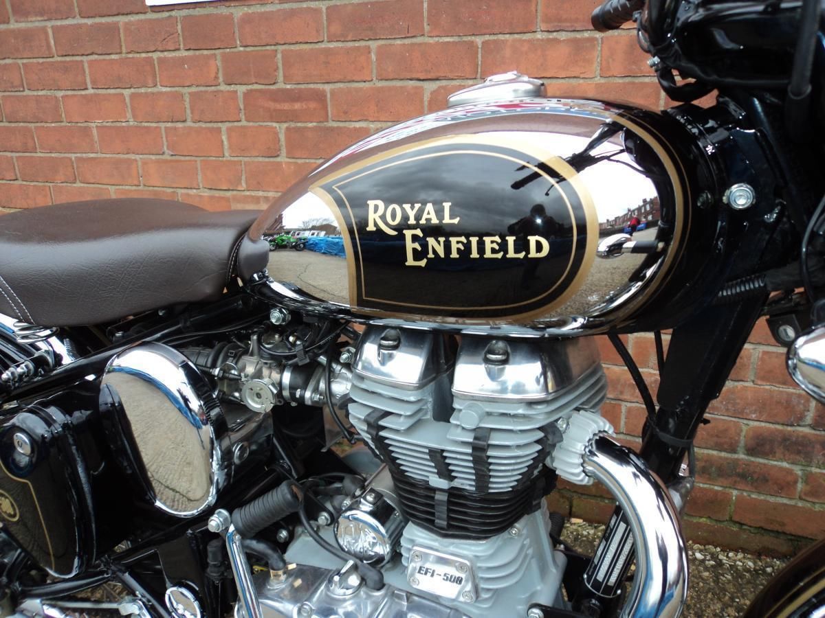 New Royal Enfield Bullet Classic 500 Chrome Efi Motorcycle