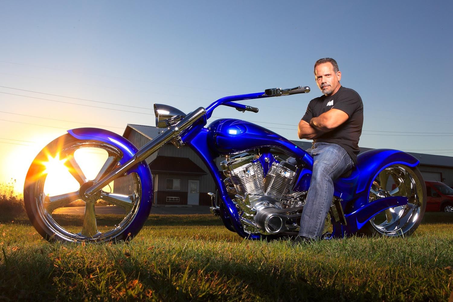 One Of A Kind Drop Seat Pro Street Choppers Custom Harley With