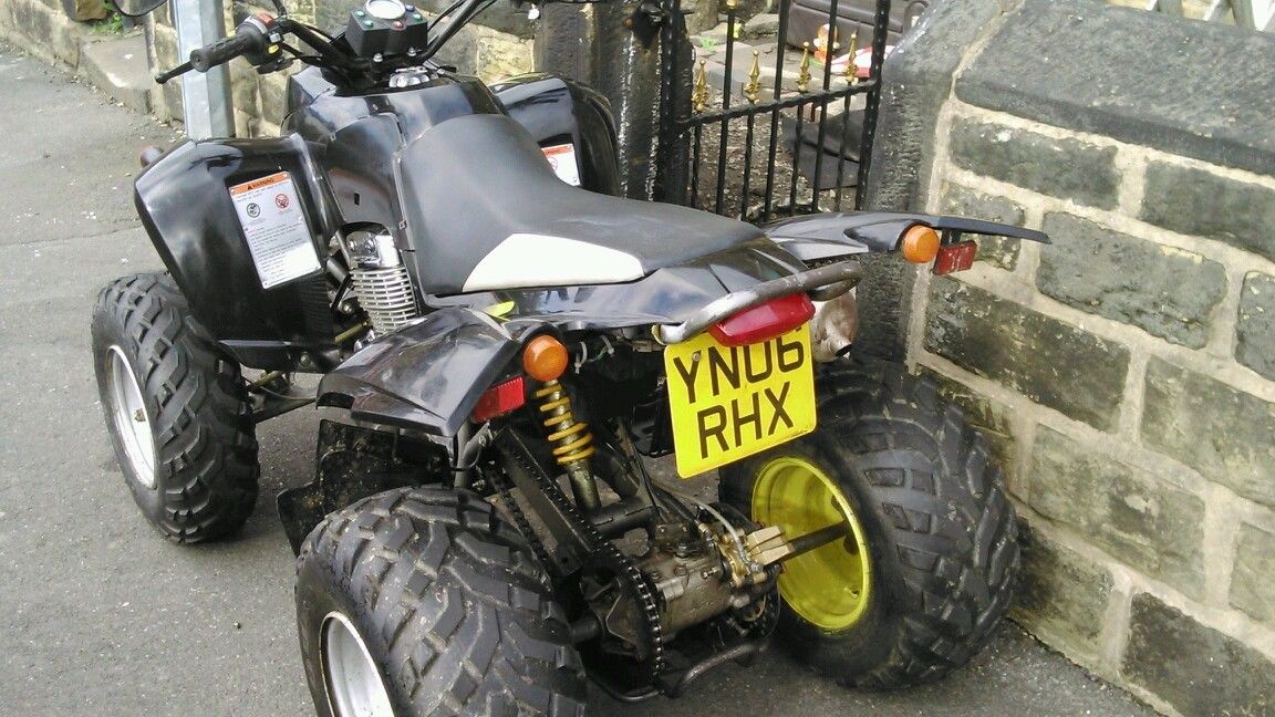 second hand road legal quad bikes