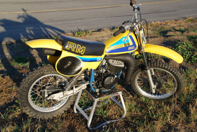 Super Clean 1980 Suzuki RM80 RM80 Vintage Motocross bike