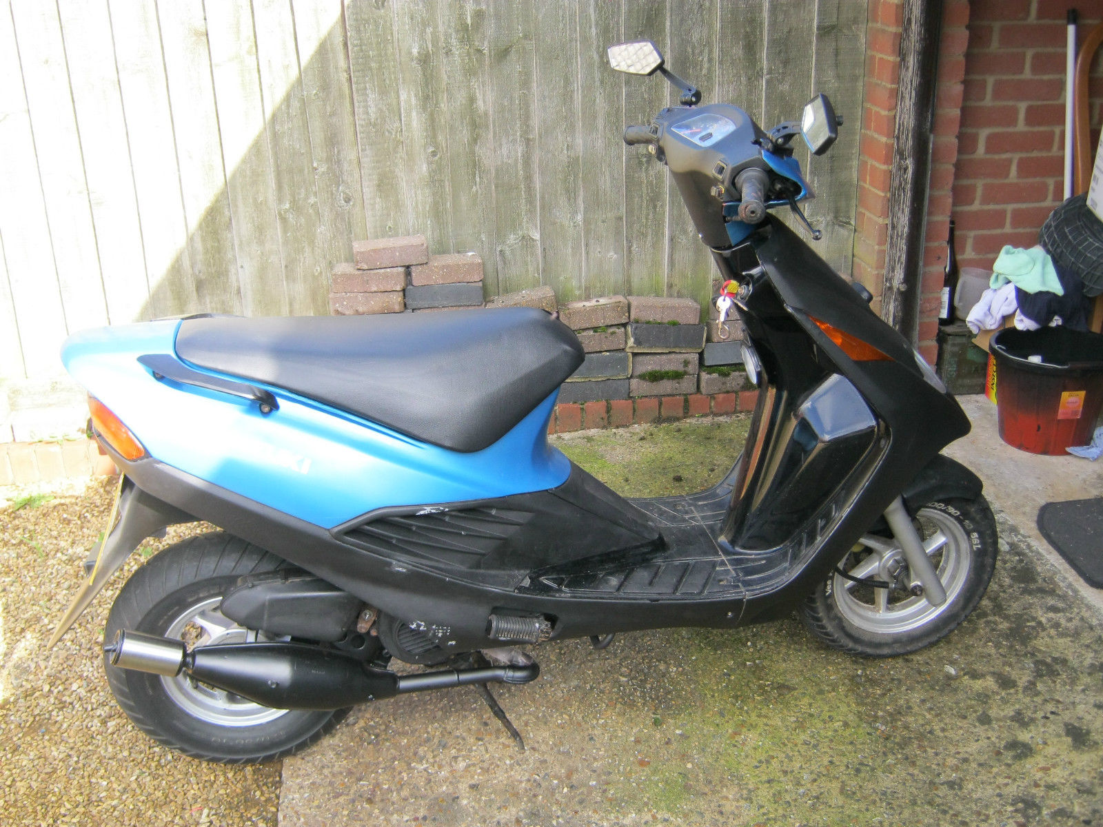 Suzuki ap 50 scooter 50cc 70cc Blue 2001 reg
