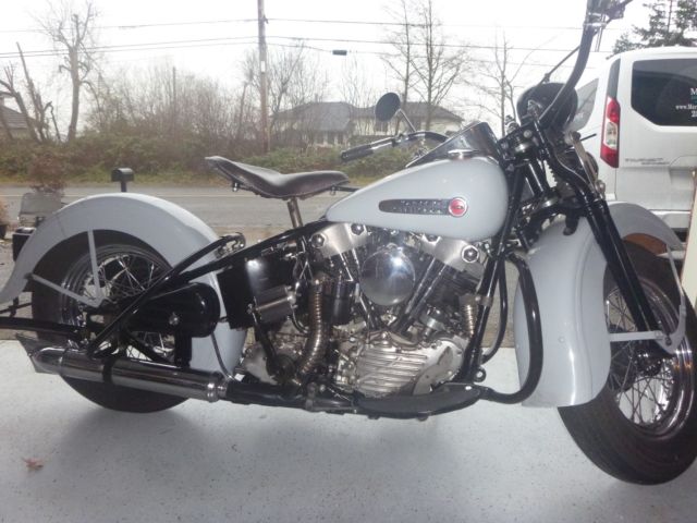 V Twin Harley Knucklehead Replica Motorcycle