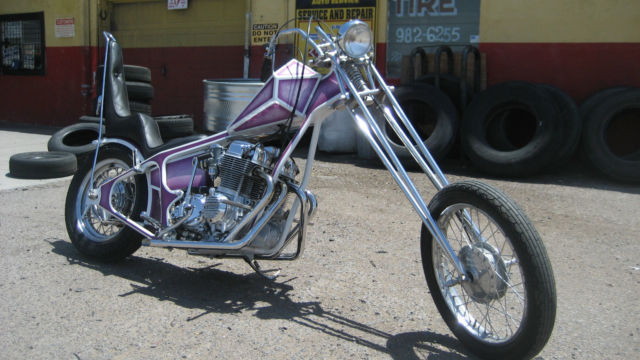 1970s chopper motorcycle