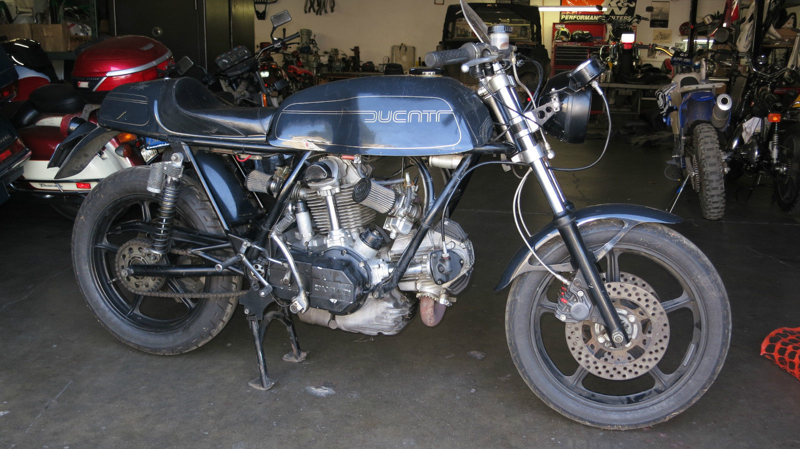 vintage ducati cafe racer