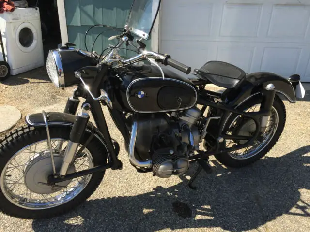 196 BMW R60 ISDT MOTORCYCLE HIGH PIPES WITH RACING OPTIONS. RUNS+DRIVES ...