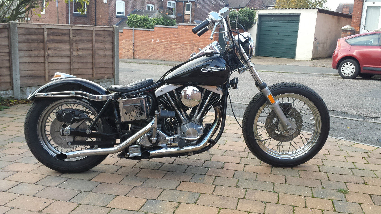 thumbnail image 2 of V-Twin Black Clutch Cable +4 Over For Harley FL FX Shovelhead Evo 1970-85 (36-0403) 2 of 5