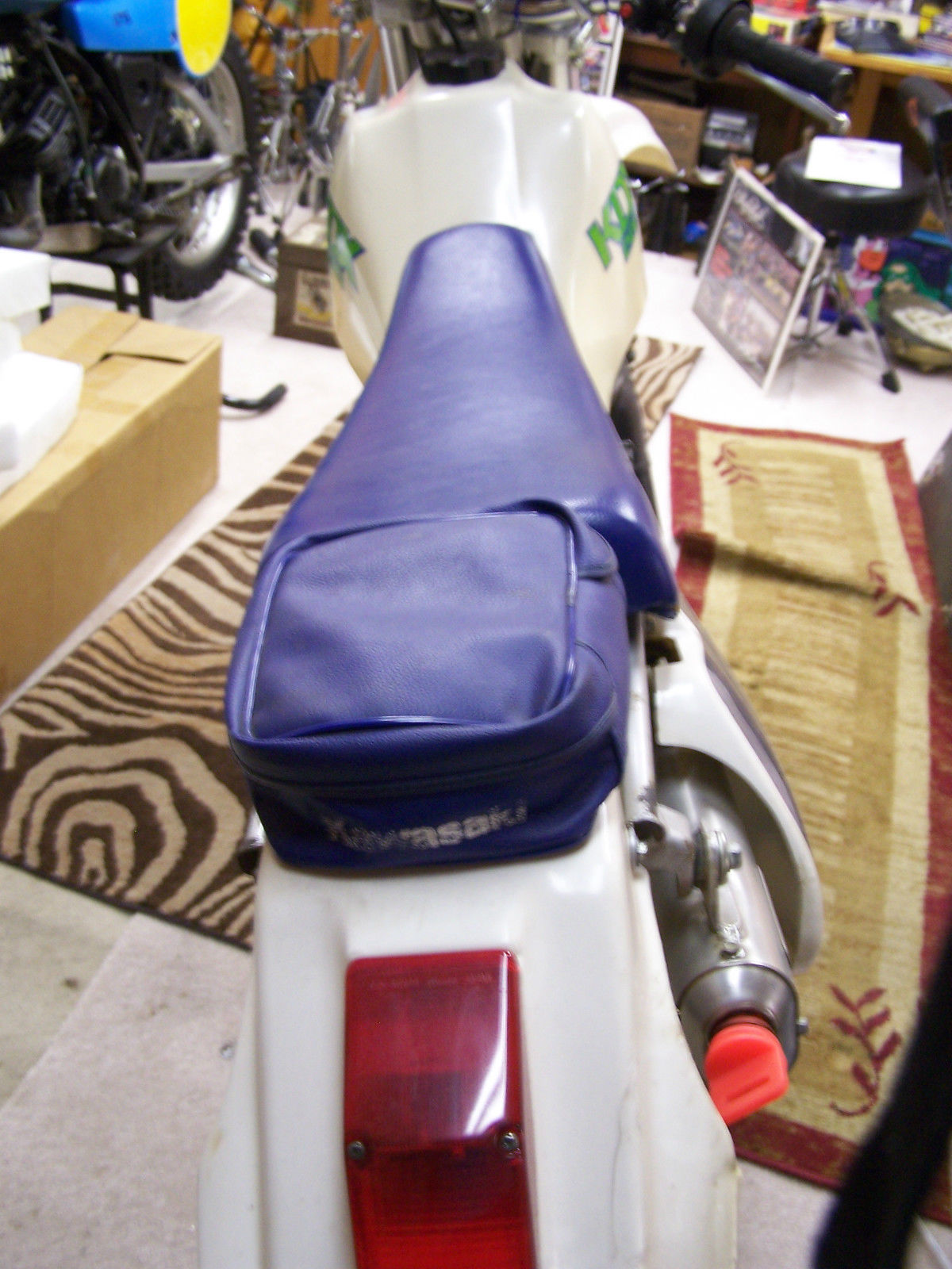 thumbnail image 2 of New Seat Cover For Kawasaki KDX200 1987 – Saddle Cover – PIT Brand – 2OVPO 2 of 5