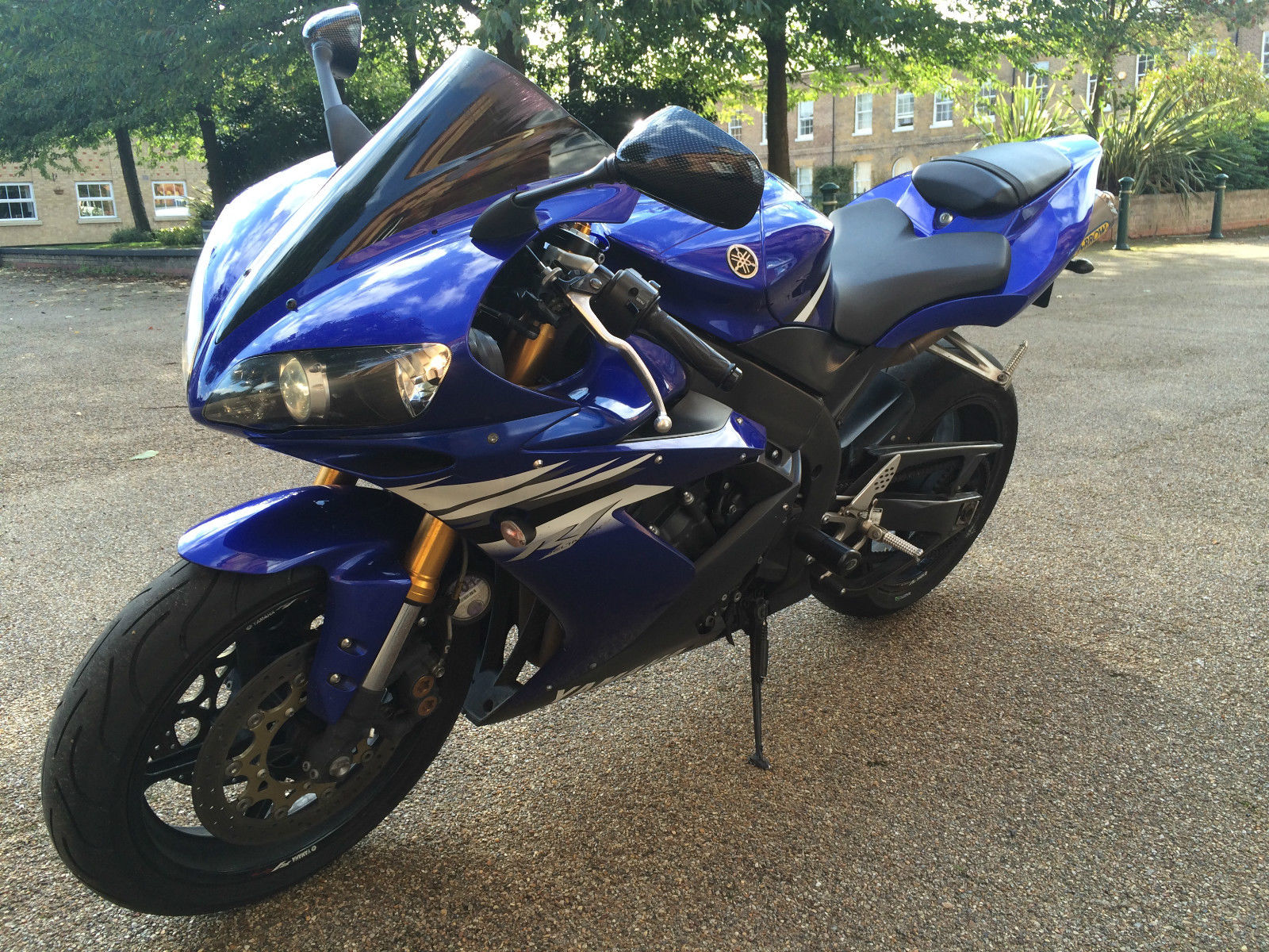 *2008 (57) YAMAHA YZF R1! BLUE! ONLY 18K MILES! DRIVES PERFECT! ALL 3 ...