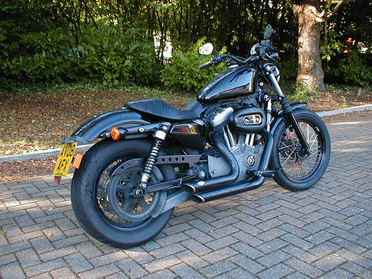 Écran Batwing Court Pour Harley Davidson Sportster Iron 1200 / Forty-Eight (2017-2020) - Transparent - ABS Et Méthacrylate