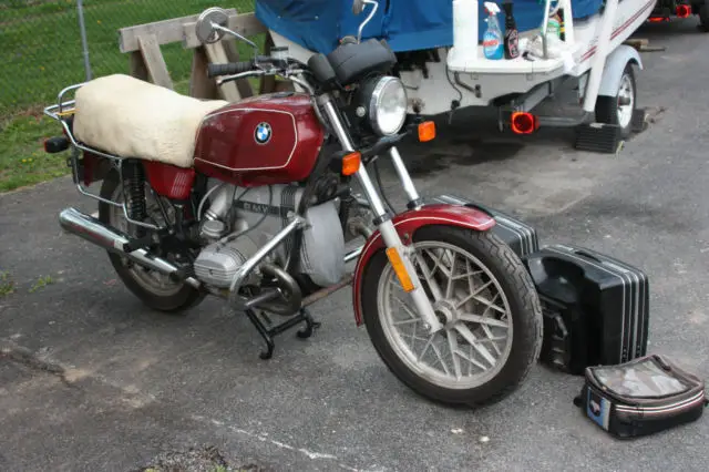 BMW R65 Motorcycle Red