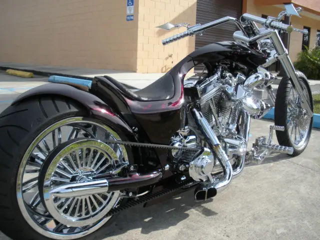 Custom Crafted Chopper Jaw Dropping Perfect Masterpiece very low miles